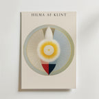 Hilma af Klint The Sun Within – stilfullt konsttryck från Bozetto, tryckt på matt finpapper