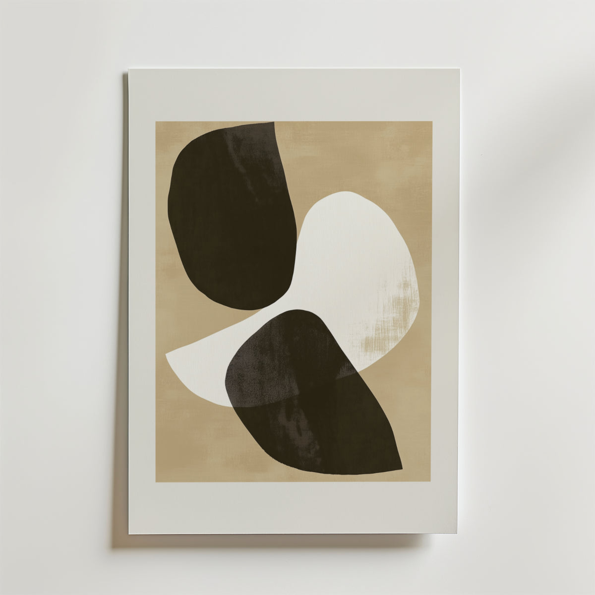 Minimal Abstract Shapes – stilfullt konsttryck från Bozetto, tryckt på matt finpapper