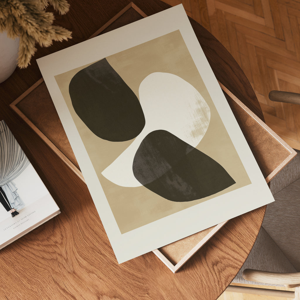 Minimal Abstract Shapes – affisch med stilfullt motiv från Bozetto i hög kvalitet