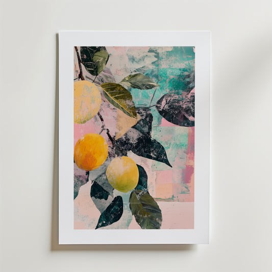 Lemon Garden Poster