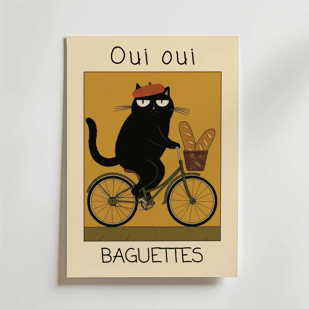 Bundle 3-pack Parisian Cat Trio – kuraterad postercollection som lyfter hemmet hos Bozetto