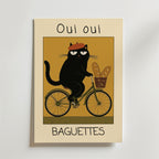 Bundle 3-pack Parisian Cat Trio – kuraterad postercollection som lyfter hemmet hos Bozetto