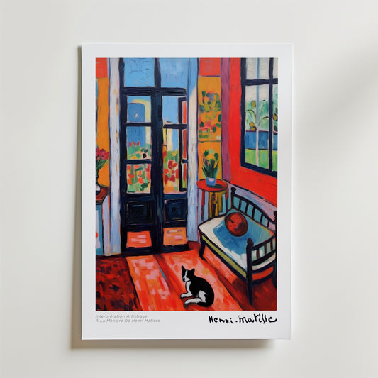 L’Atelier Rouge inspired Mattisse Poster
