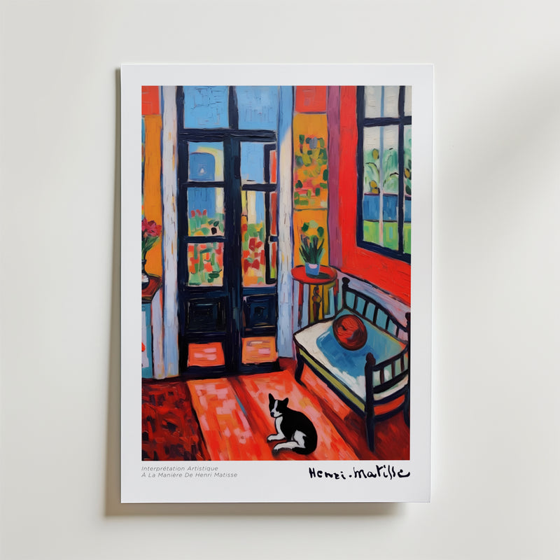 L’Atelier Rouge inspired Mattisse Poster
