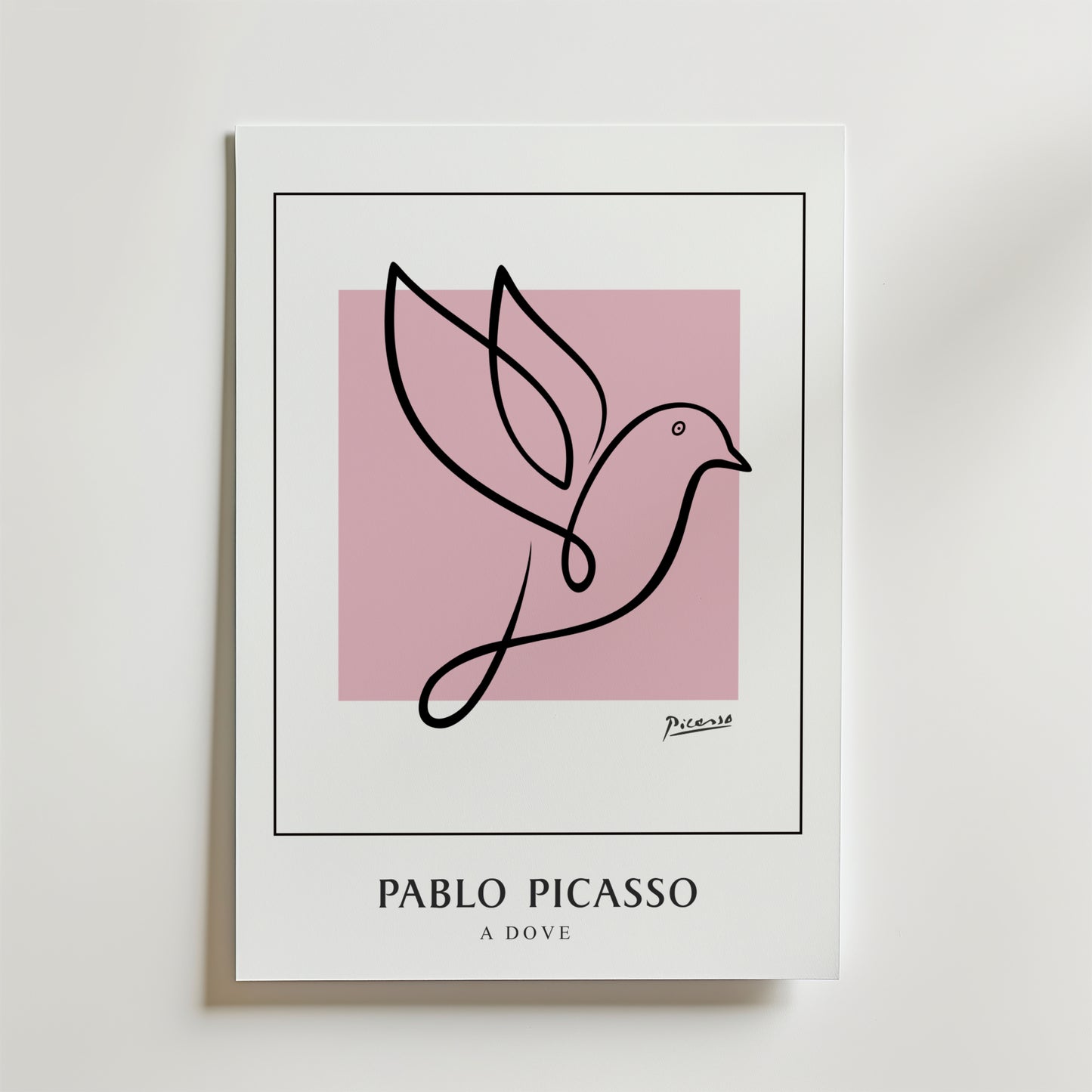 Picasso Bird of Hope Poster