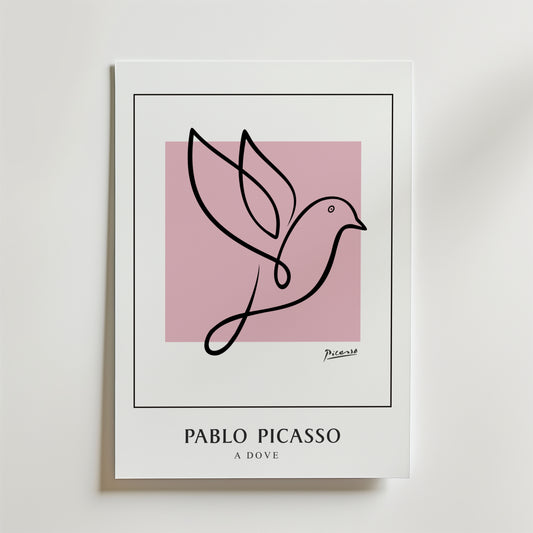 Picasso Bird of Hope Poster