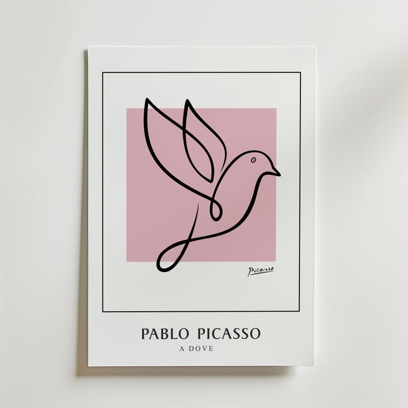 Picasso Bird of Hope Poster