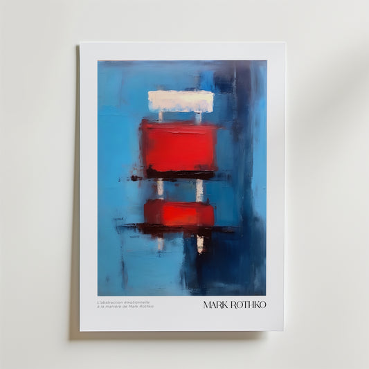 L'abstraction Émotionelle Mark Rothko Poster
