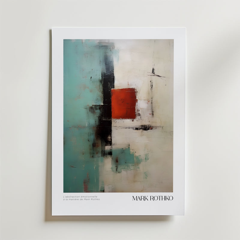 Quiet Echo Mark Rothko Poster