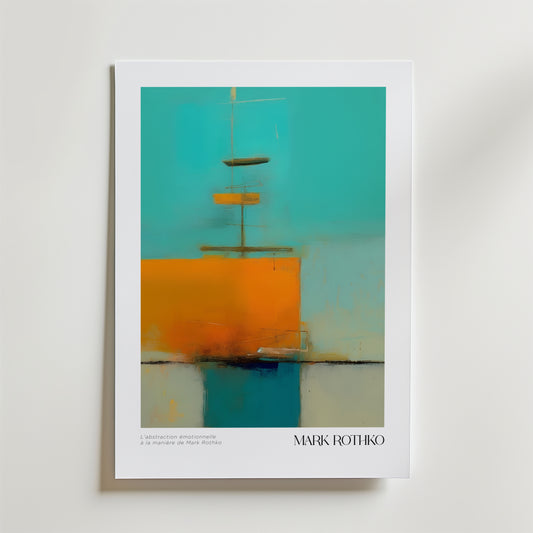 Abstract Vastness Mark Rothko Poster
