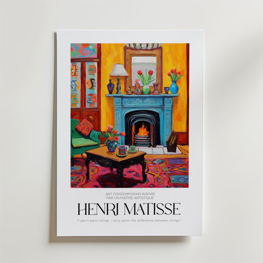 Maison Intérieure Matisse poster