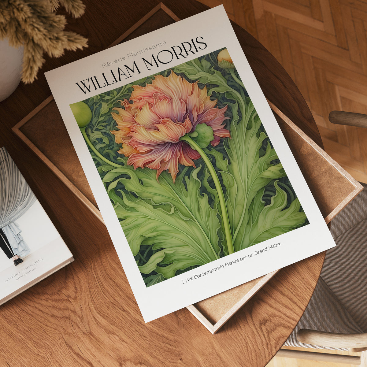 William Morris Blooming – affisch med stilfullt motiv från Bozetto i hög kvalitet