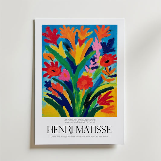 Fleurs Sauvages Matisse Poster