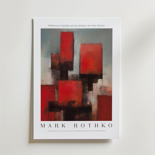 Red Remains Mark Rothko Poster