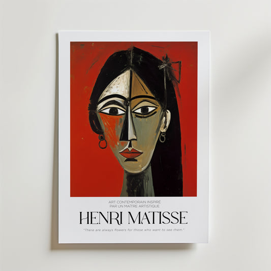 Two Sides of Her Matisse Poster