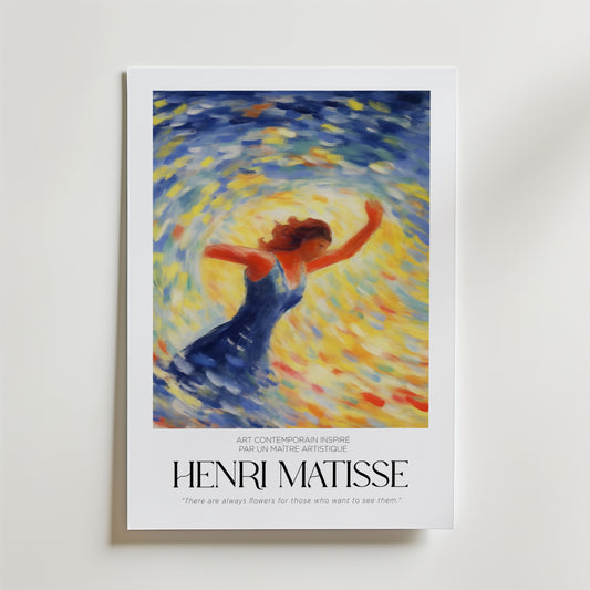 Tourbillon de Joie Matisse Poster