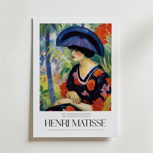 Tropical Contemplation Matisse Poster