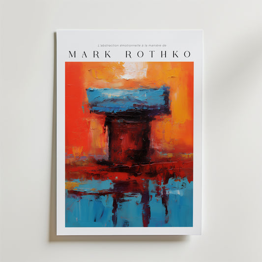 Temple of Flame Mark Rothko Poster