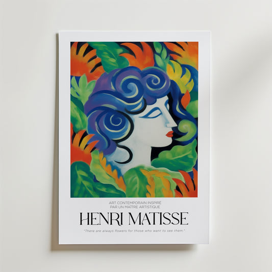 La Muse Végétale Matisse Poster