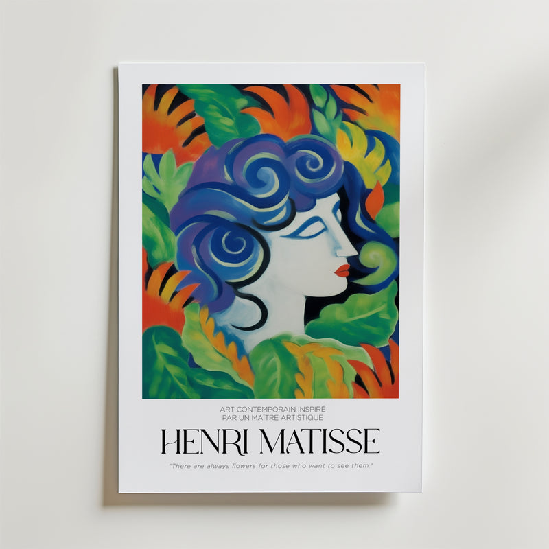 La Muse Végétale Matisse Poster