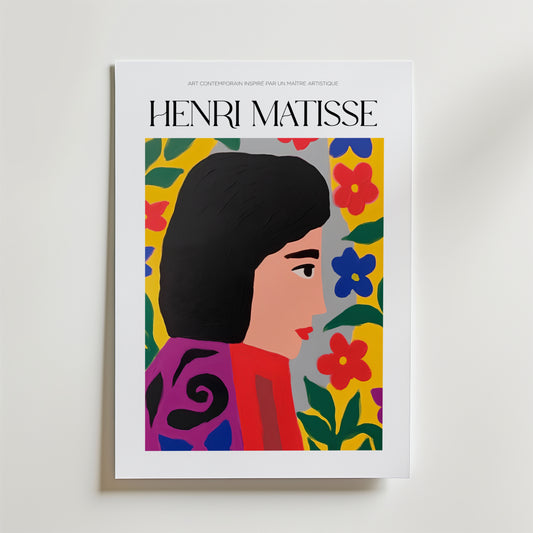 Madame Rouge Matisse Poster