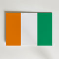 Ivory Coast National Flag Poster – modern konst och stilren konsttryck för hemmet hos Bozetto