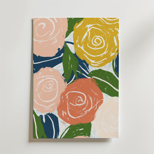 Floral Harmony Poster