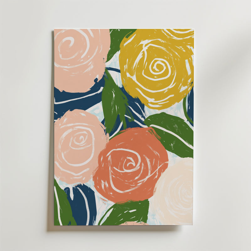 Floral Harmony Poster