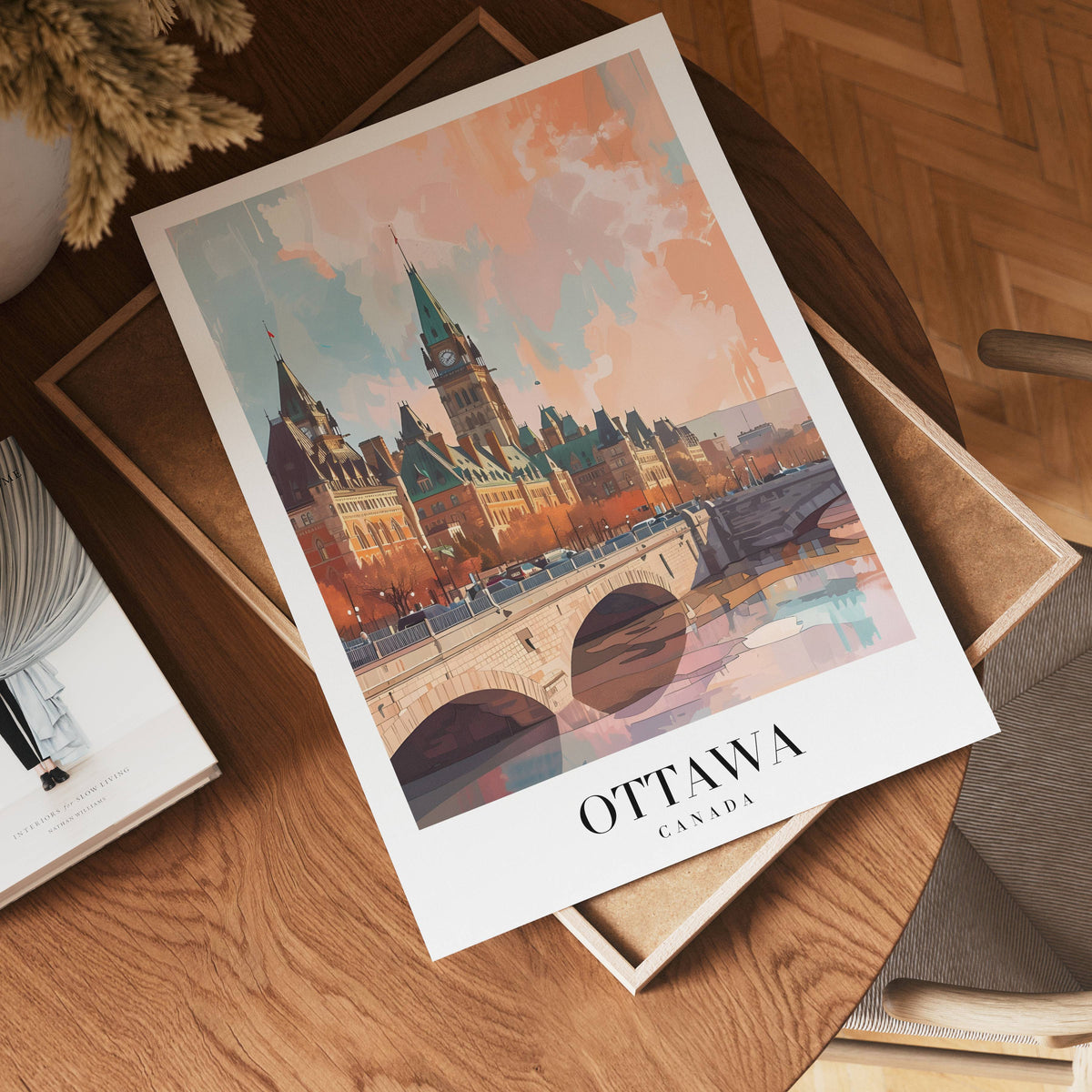 Golden Light Over Ottawa – köp enkelt hos Bozetto konsttryck i hög kvalitet i hög kvalitet
