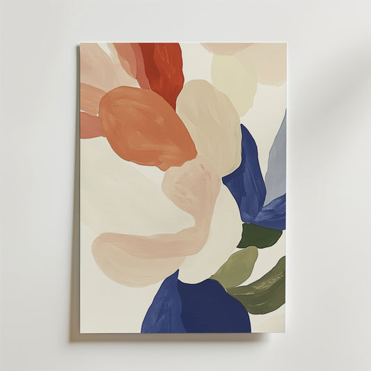 Abstract botanical modern pastell Poster