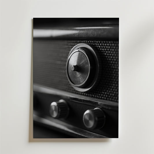 Old Fashioned Radio Poster