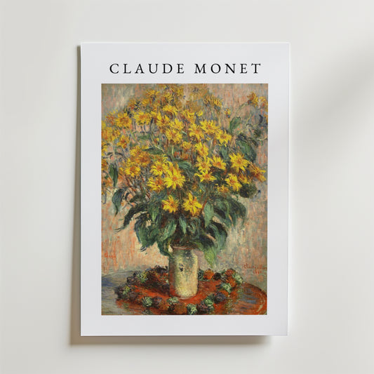 Claude Monet Bouquet Of Sunflowers Poster