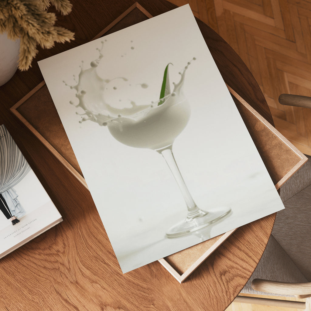 Foam Champagne Drink – affisch med snyggt motiv, köp enkelt hos Bozetto i flera storlekar