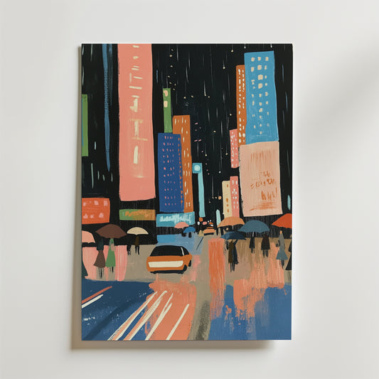 Midnight Drizzle Poster