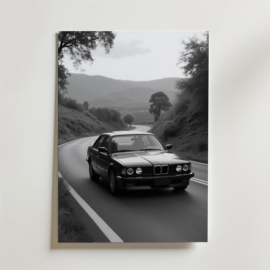 Vintage BMW Poster