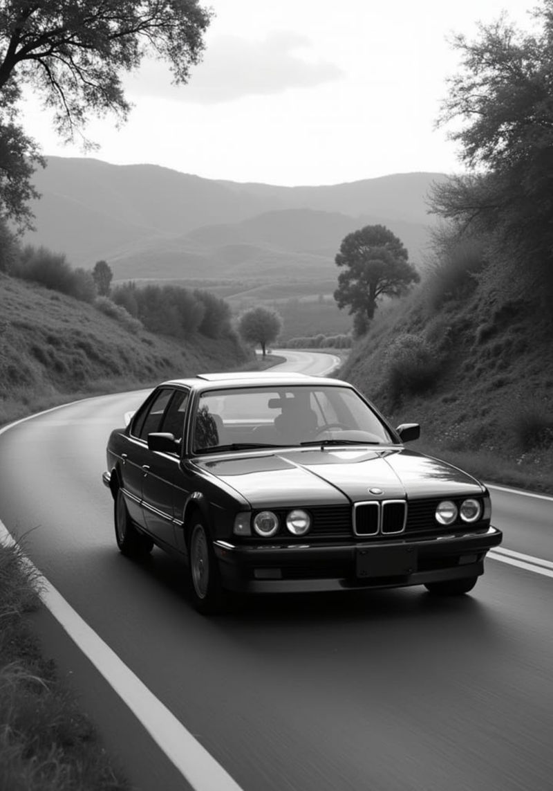 Vintage BMW Poster