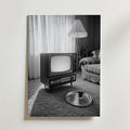 Vintage Living Room – stilfullt konsttryck från Bozetto, tryckt på matt finpapper
