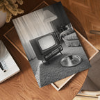 Vintage Living Room poster visad rakt fram – Bozetto affisch i hög tryckkvalitet