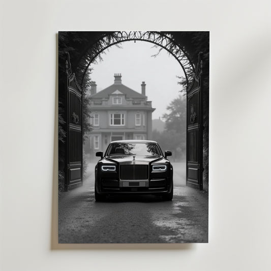 Vintage Rolls Royce No.2 Poster