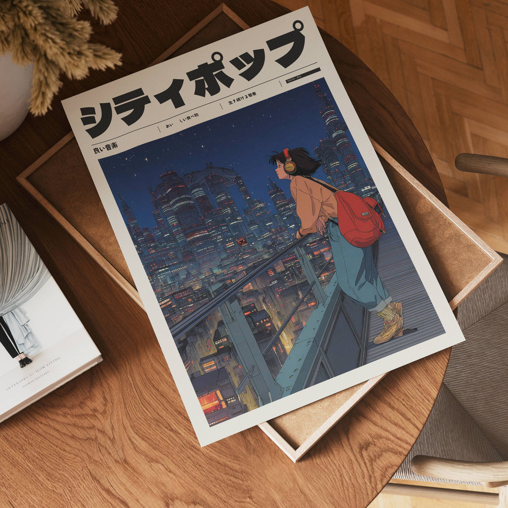 Silent Frequency poster visualiserad på vägg – se rätt storlek med mockup från Bozetto