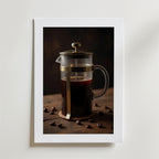 Coffee Press – stilfullt konsttryck från Bozetto, tryckt på matt finpapper i hög tryckkvalitet