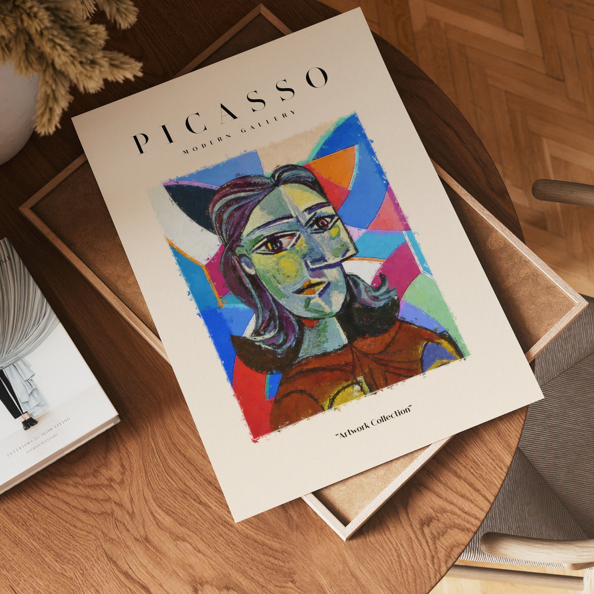 Picasso Cubist Expression – affisch med stilfullt motiv från Bozetto i hög kvalitet