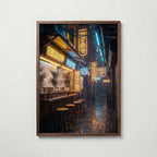 Neon Alley Poster – valnötsram