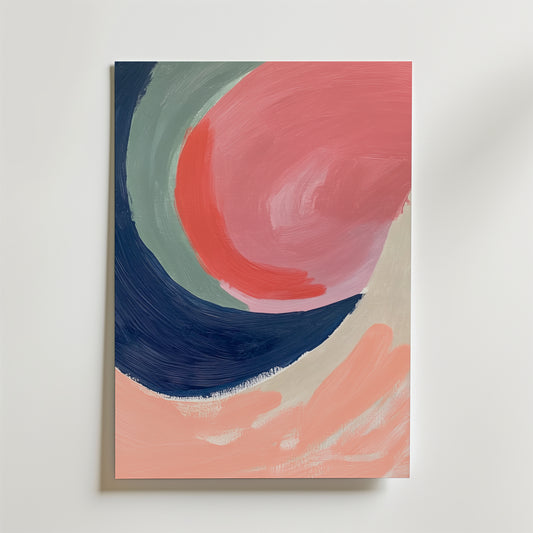 Abstract Whispers of the Horizon Poster