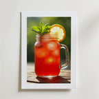 Strawberry Lemonade – stilfullt konsttryck från Bozetto, tryckt på matt finpapper