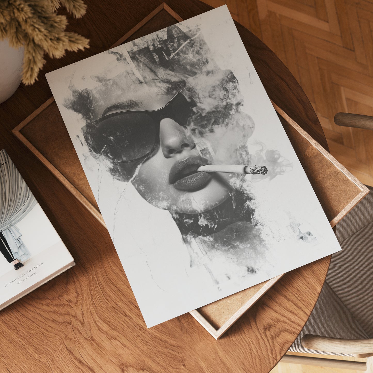 Chic smoke Poster