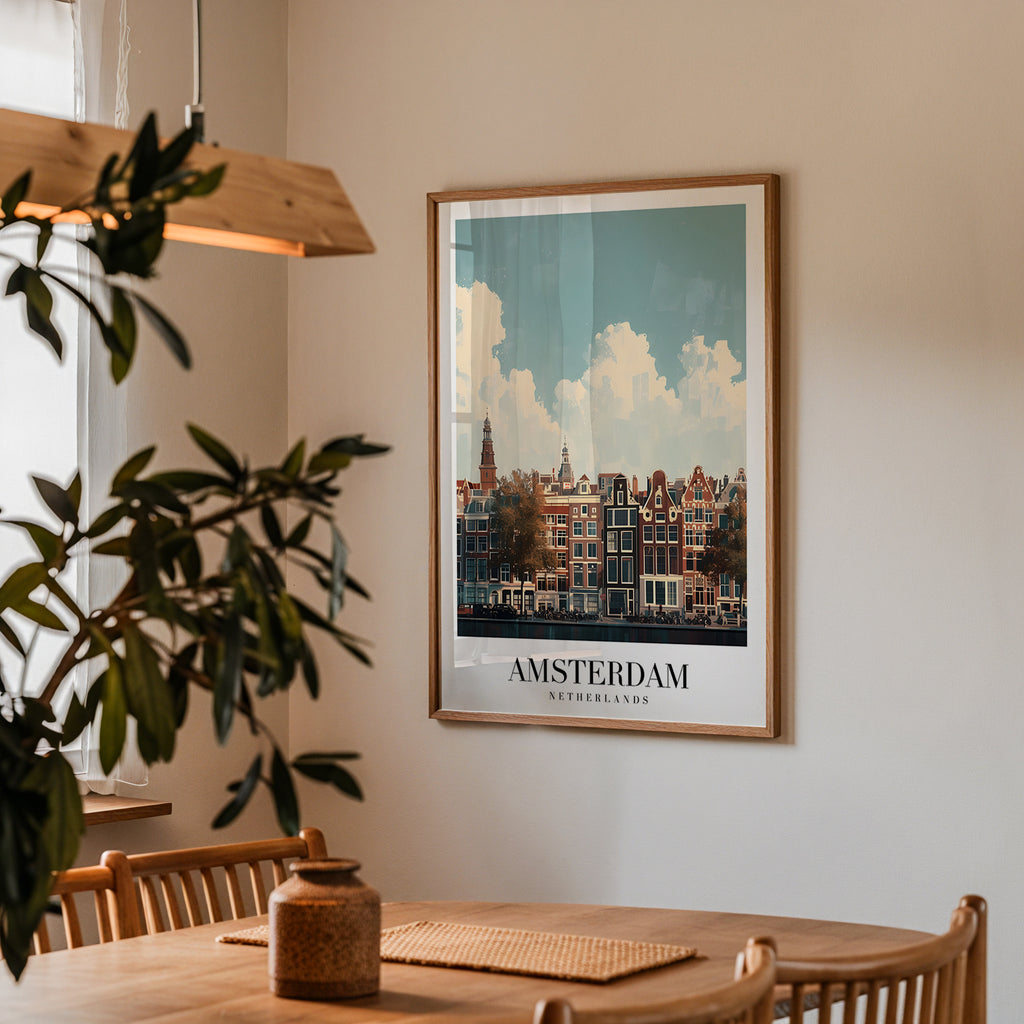 The Amsterdam poster visad rakt fram – Bozetto affisch i hög tryckkvalitet i hög tryckkvalitet