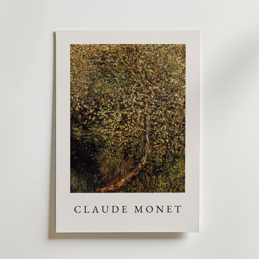 Claude Monet Apple Tree Poster