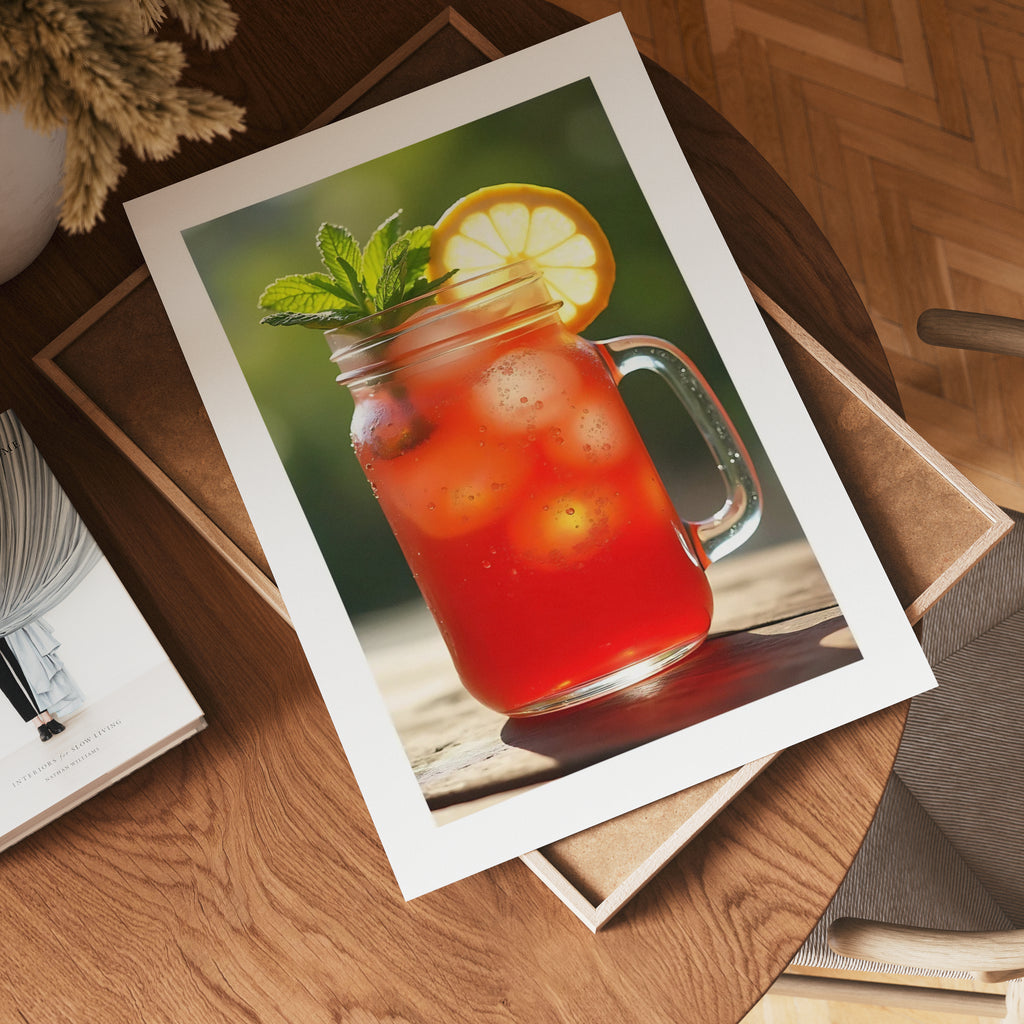 Strawberry Lemonade – affisch med snyggt motiv, köp enkelt hos Bozetto i flera storlekar