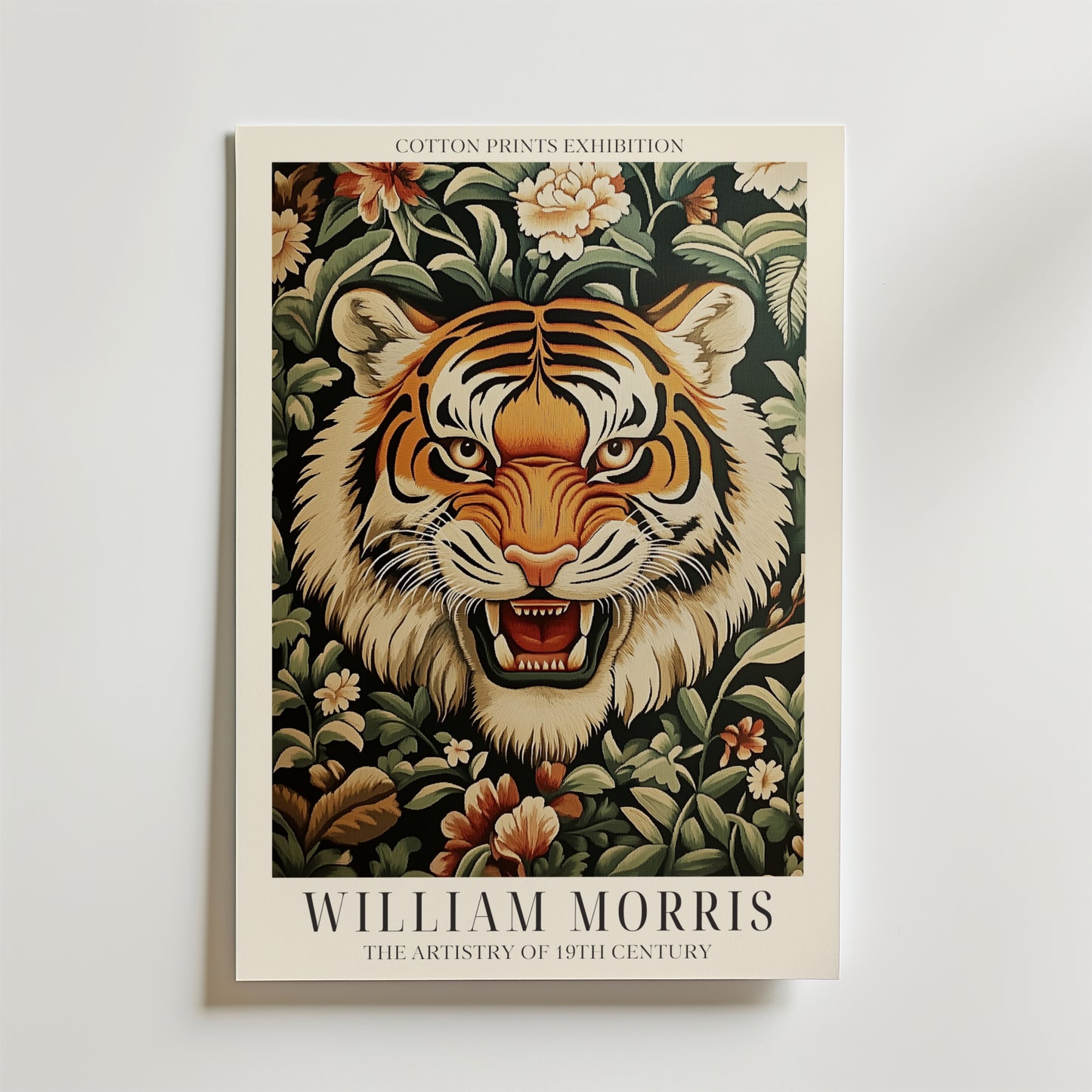 Tiger Bloom William Morris Poster
